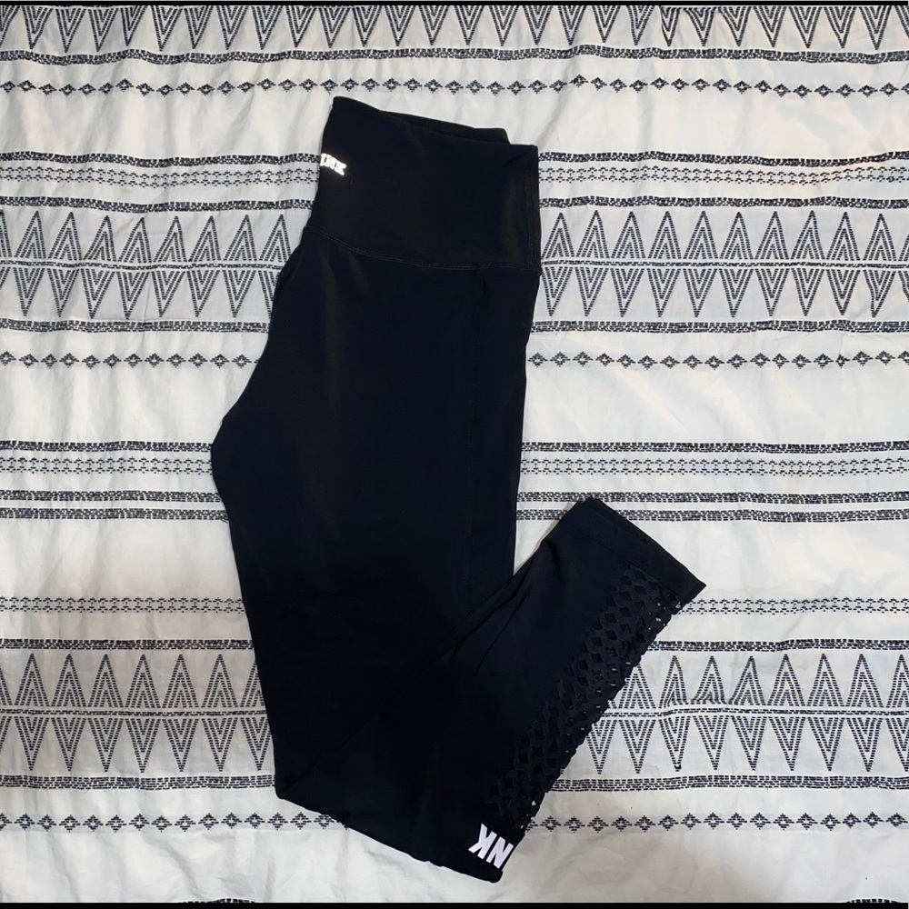 Pink Victoria’s Secret High Waisted Yoga Leggings